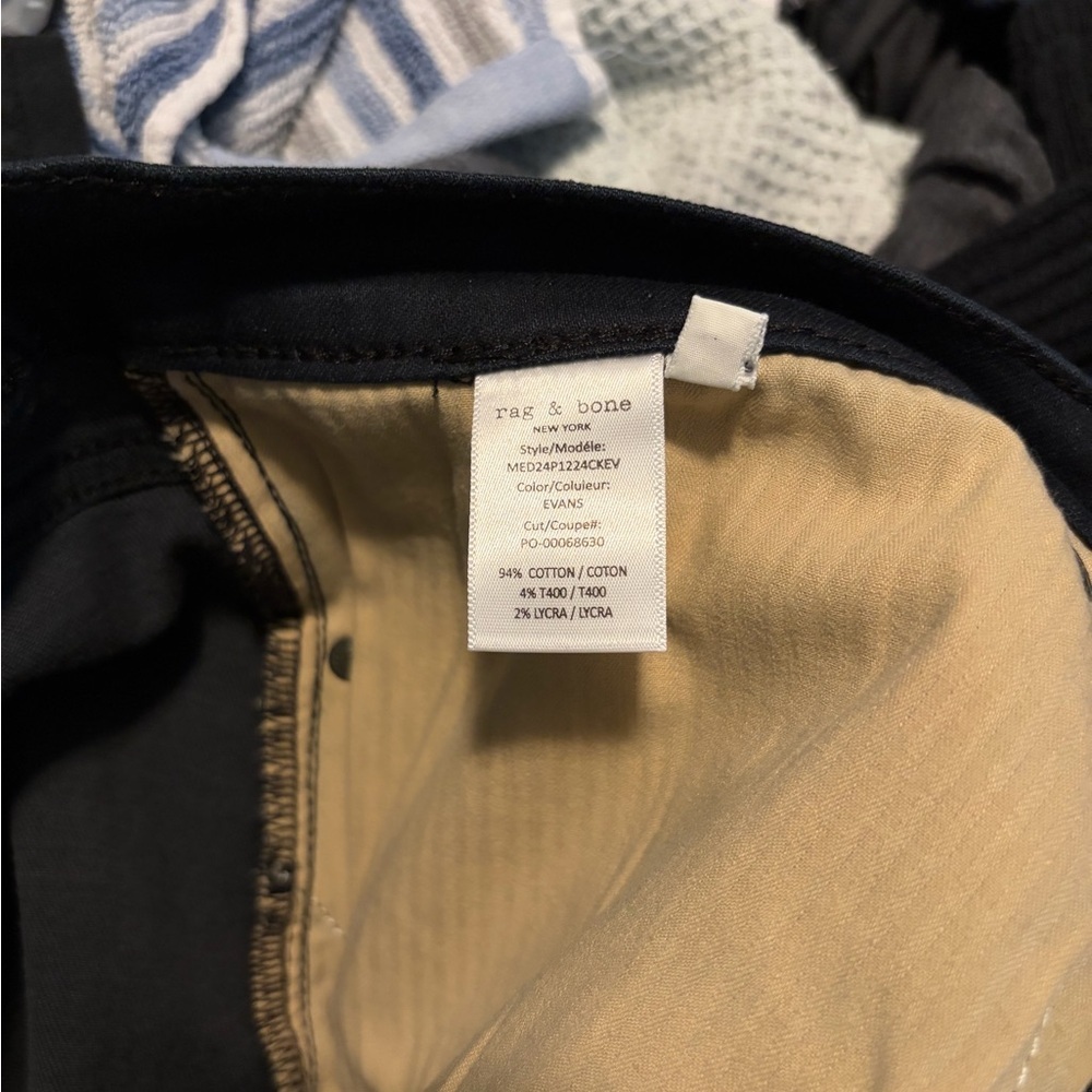 rag & bone Men's Fit 1 Skinny Deep Navy Slim Jeans Size 34 - Picture 5 of 5